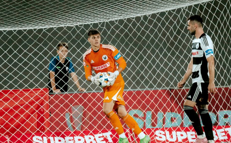 Ce a declarat portarul de 19 ani de la ”U” Cluj, după debutul ca titular în Liga 1