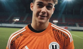 Ce a declarat portarul de 19 ani de la ”U” Cluj, după debutul ca titular în Liga 1