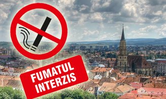Cluj-Napoca: De azi, liber la AMENZI pentru cei care nu înțeleg că FUMATUL e INTERZIS în spațile publice din oraș