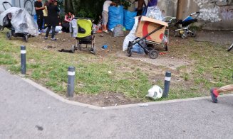 ȘATRA de Mănăștur: ”În parc la Minerva s-au bălăcit în fântână și au pus hainele la uscat pe topogane”