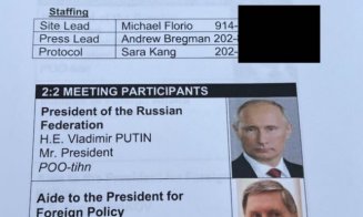 Gafă de proporții a Departamentului de Stat al SUA: Documente confidenţiale cu informaţii despre ”excelența sa”, Vladimir Putin, uitate într-o imprima