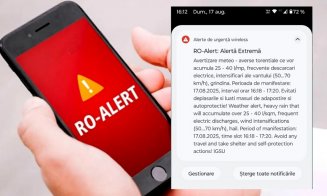 RO-Alert în Cluj-Napoca... după ce s-a dezlănțuit vijelia / Ce localități din județ mai sunt vizate de codurile de vreme severă