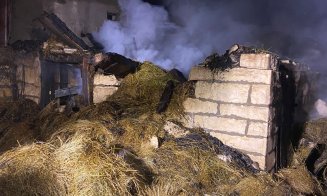 Intervenție de peste 8 ore la stingerea unui INCENDIU în județul Cluj