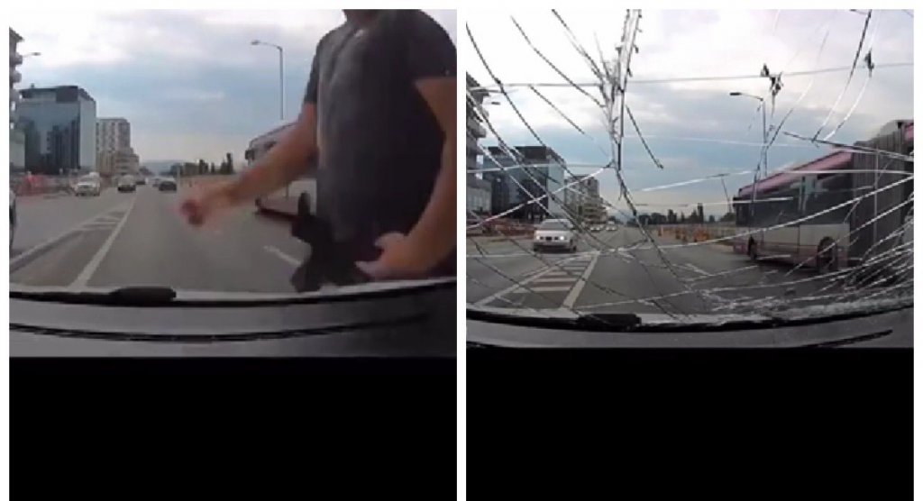 Scene terifiante în trafic: pieton lovit din plin de o mașină în Florești