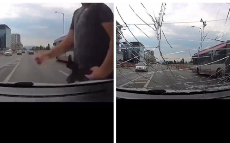 Scene terifiante în trafic: pieton lovit din plin de o mașină în Florești