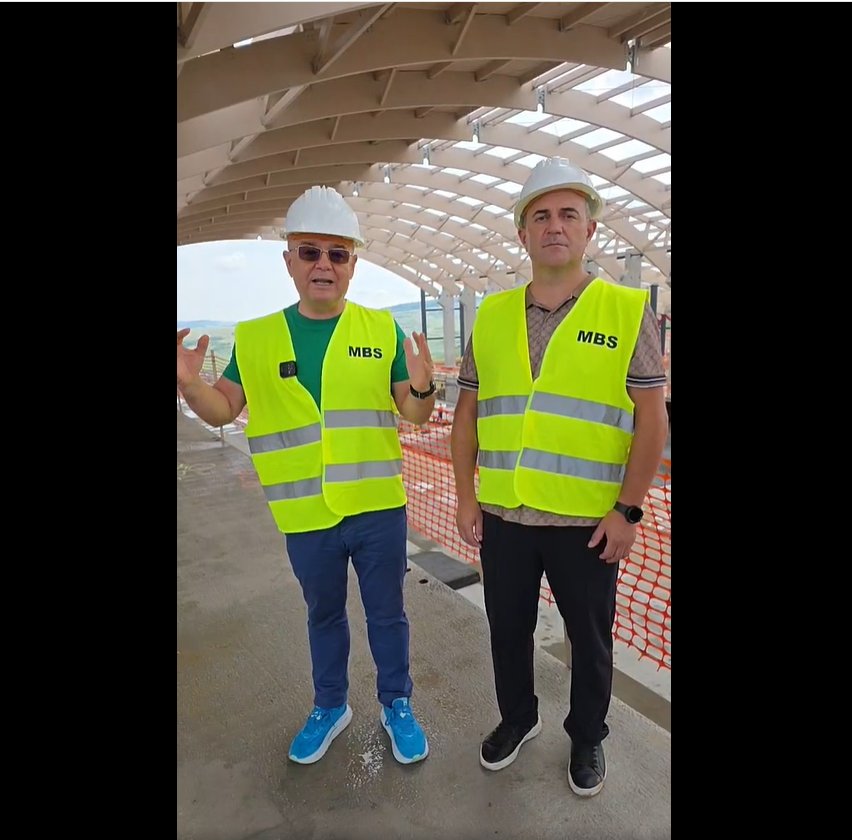 Primarul Boc continuă vizitele pe șantierele Clujului. Care sunt noutățile de la Bazinul Olimpic din Borhanci