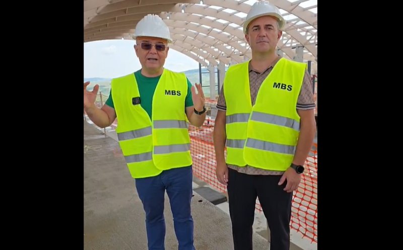 Primarul Boc continuă vizitele pe șantierele Clujului. Care sunt noutățile de la Bazinul Olimpic din Borhanci