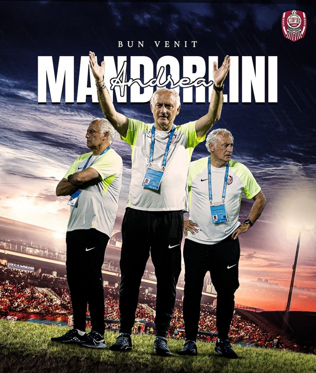 CFR Cluj are un nou antrenor. Andrea Mandorlini, prezentat oficial