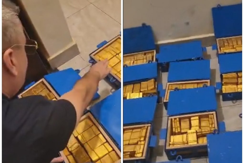 În timp ce echipa pierde pe toate planurile, Varga e ocupat cu aurul. Noi imagini spectaculoase cu patronul din Gruia
