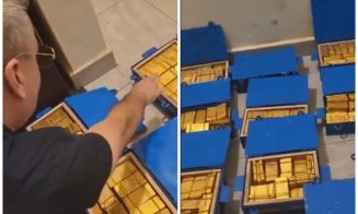 În timp ce echipa pierde pe toate planurile, Varga e ocupat cu aurul. Noi imagini spectaculoase cu patronul din Gruia