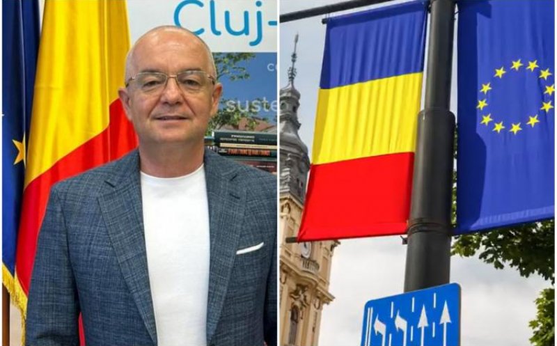 Boc, un nou mesaj despre importanța tricolorului: „Clujul respectă steagul tricolor. Tricolorul nu este doar o pânză în trei culori”