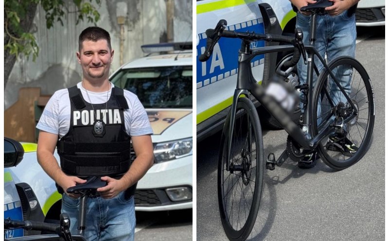 Cine este polițistul care a recuperat bicicleta care costă cât o mașină, furată din Franța și găsită la Turda
