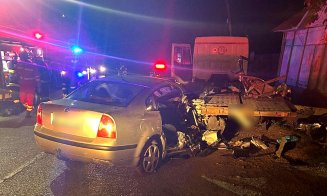 ACCIDENT MORTAL noaptea trecută în județul Cluj / O victimă la spital, alta cu leziuni incompatibile cu viața