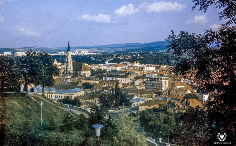 Panoramă de pe Cetățuia, 1982