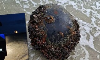 Alertă pe litoralul românesc: Mină marină neexplodată găsită pe o plajă de la Marea Neagră