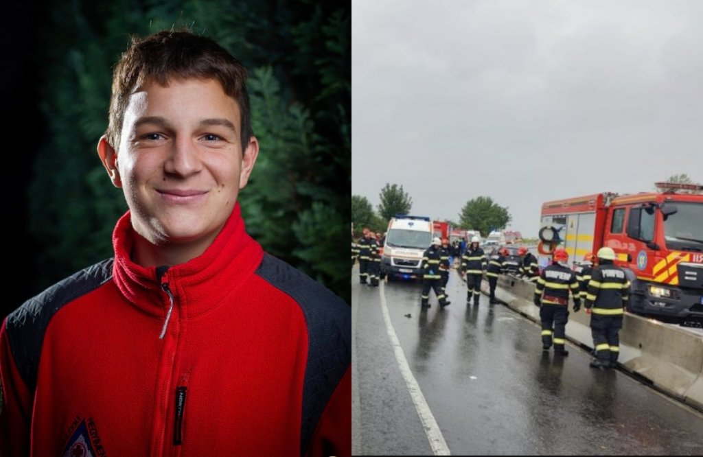Hunor, voluntar Salvamont, erou în accidentul cumplit de autocar din Cluj: gesturile sale au salvat vieți