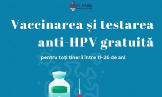 Vaccinare gratuită anti-HPV pentru tinerii din Turda cu vârste între 11 și 26 de ani