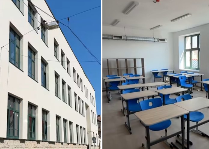 Lucrările la Școala "Ioan Bob", 99% gata! Boc: "Pe 8 septembrie, 472 de elevi vor studia într-o școală modernizată la standarde europene"