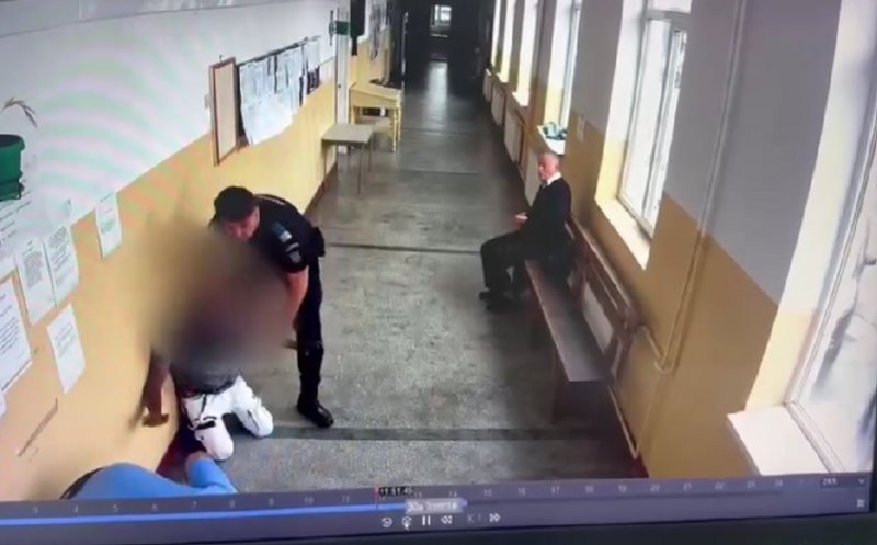 Scene dramatice la Judecătoria Turda: o femeie a leșinat după ce și-a întâlnit concubinul, împotriva căruia avea ordin de protecție. Jandarmii l-au imobilizat