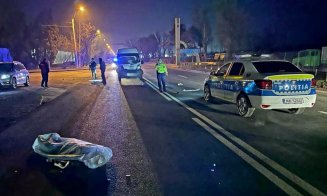 Șofer clujean, urmărit de polițiști după ce a omorât un pieton și a părăsit locul accidentului