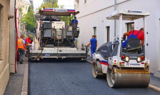 S-au finalizat lucrările de asfaltare pe o stradă din Turda