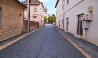 S-au finalizat lucrările de asfaltare pe o stradă din Turda