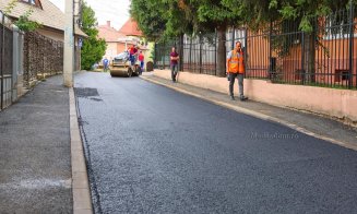 S-au finalizat lucrările de asfaltare pe o stradă din Turda