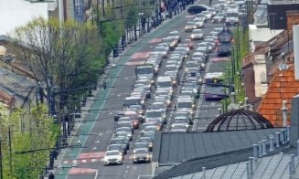 Trafic sufocant în Cluj-Napoca. Orașul, în topul aglomerației din România: Ora de prânz, noul coșmar pentru șoferi