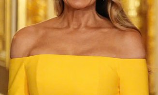 Melania Trump, bombă sexy, la dineul regal din Marea Britanie. Cu umerii goi, în fața regilor, la Palatul Windsor