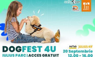 Final de săptămână plin de evenimente, la Iulius Mall: spectacolul „On Hold” se joacă în parc, la Dog Fest defilează prietenii patrupezi, iar Douglas 