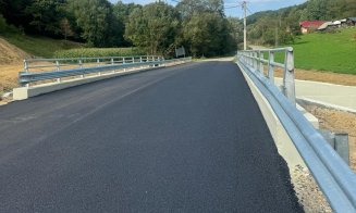 Un nou pod finalizat într-o localitate din județul Cluj. Banii au venit din programul „Anghel Saligny”