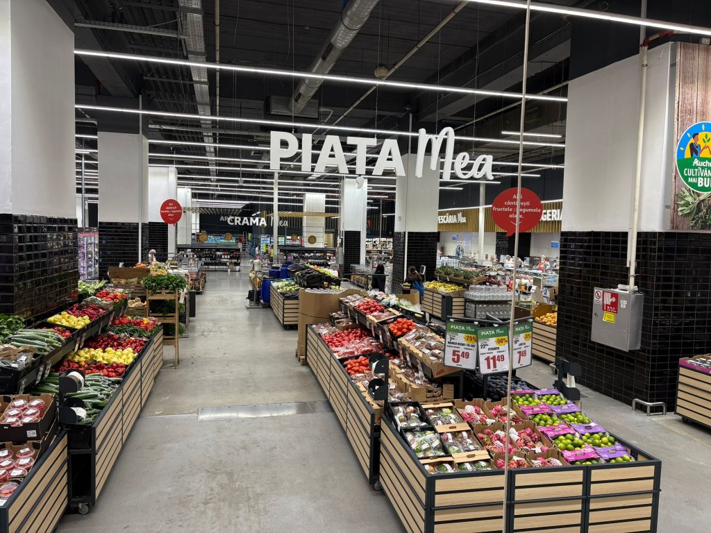 Hipermarketul Auchan Cluj Iulius Mall sărbătorește redeschiderea cu oferte exclusive și surprize pentru clienți, acum într-un nou concept modern