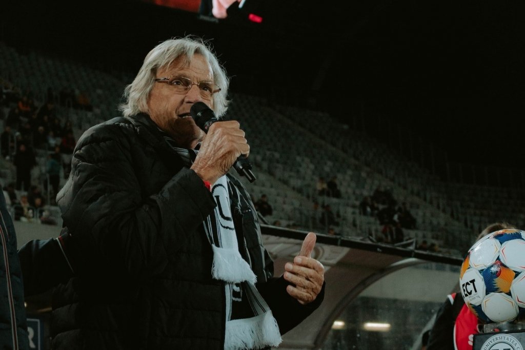 Invitat de onoare la Derby-ul Clujului, Florin Piersic și-a declarat dragostea pentru "U": "Echipa pe care o iubesc din liceu"