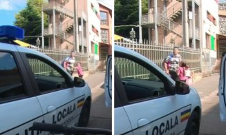 Scandal lângă o școală din Cluj-Napoca: un părinte s-a certat cu polițiștii locali chiar de față cu copilul său, care plângea. „Meritați un pumn în gură"