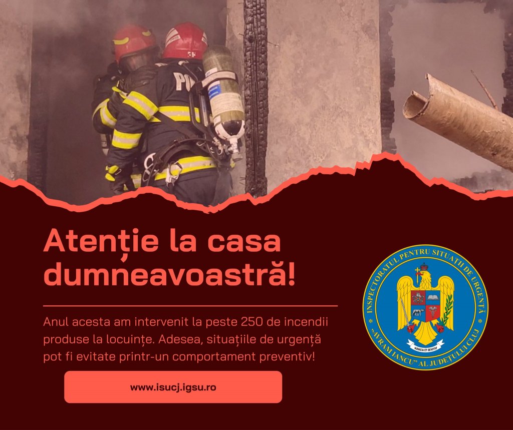 Tragedia din Mărgău, un semnal de alarmă pentru toți clujenii. ISU explică cum să vă protejați locuințele de incendii