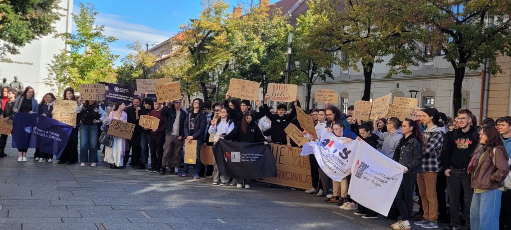 "Boicotul continuă!" Nicio schimbare după protestul anti-CREIC de la UBB/ OSUUB: Decanatul consideră cerințele studenților exagerate - "Nu trăim într-o lume perfectă"