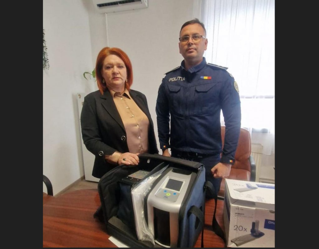 Primăria Apahida dotează Poliția Rurală cu un aparat DrugTest pentru creșterea siguranței rutiere