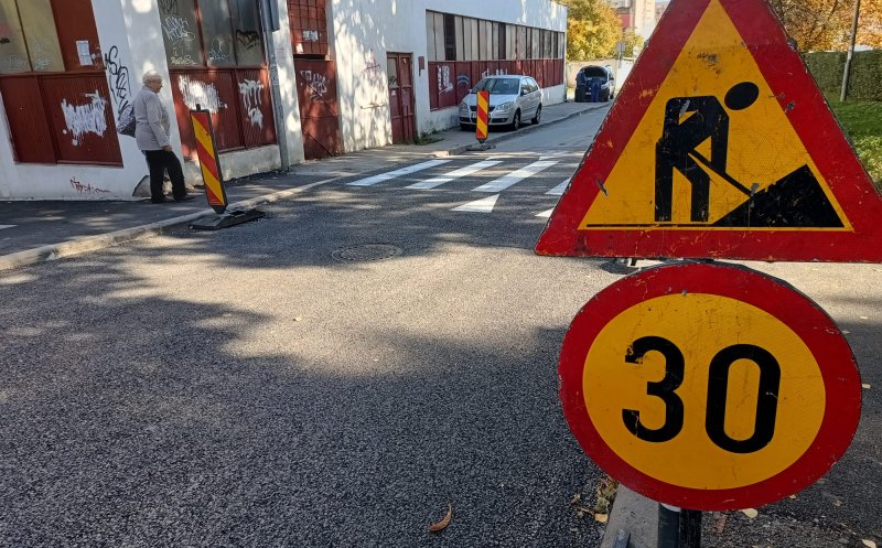Asfalt în spate la Minerva și trecere de pietoni ”ascunsă” după centrala termică / ”Acum majoritatea vor traversa pe lângă trecerea de pietoni...”