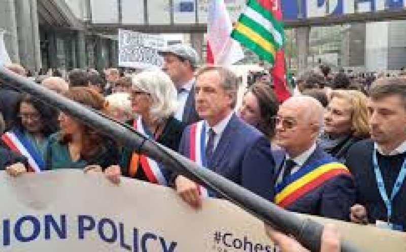 Boc, la protestul de la Bruxelles al orașelor și regiunilor UE, împotriva propunerii viitorului buget european