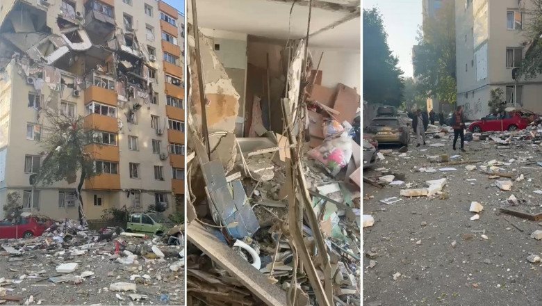 Tragedie enormă în Rahova după explozie: 3 morţi, printre care și o gravidă. Raed Arafat: "Blocul e în risc de colaps"