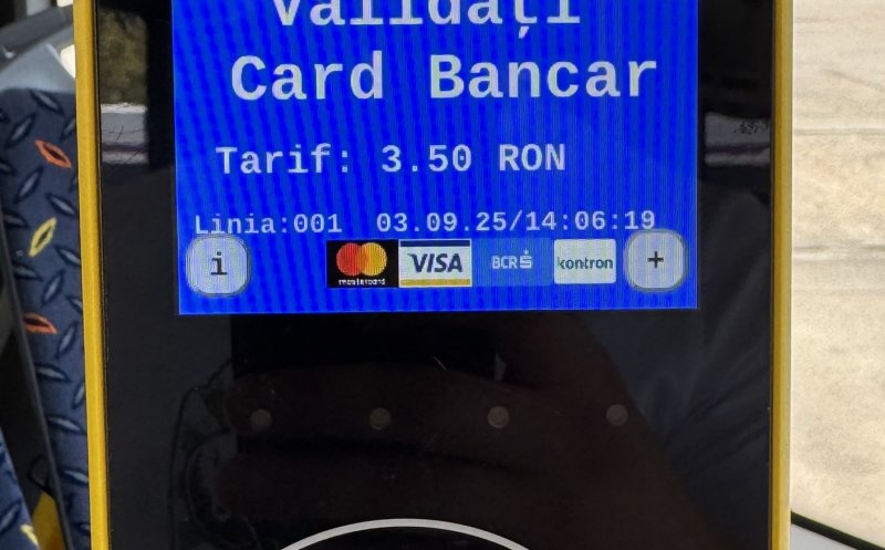 Modificări temporare la plata cu cardul în autobuzele CTP din Cluj-Napoca!