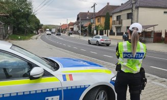 Vitezomani trași pe dreapta la Cluj: polițiștii au dat peste 50 de amenzi într-o razie de două ore