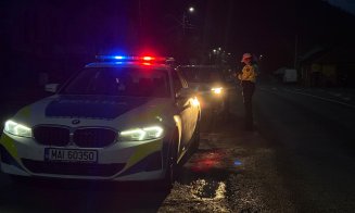 Vitezomani trași pe dreapta la Cluj: polițiștii au dat peste 50 de amenzi într-o razie de două ore