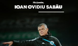 Final de drum. Ioan Ovidiu Sabău s-a despărțit de Univeristatea Cluj