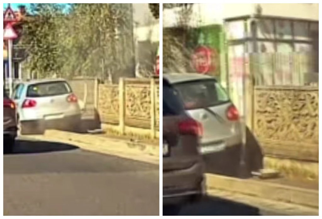 Accidentul de pe Calea Baciului din Cluj, surprins de o cameră de bord: șoferul beat a fost la un pas să calce pietonii!