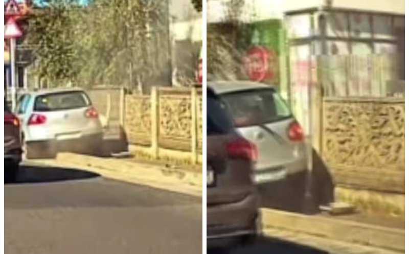 Accidentul de pe Calea Baciului din Cluj, surprins de o cameră de bord: șoferul beat a fost la un pas să calce pietonii!