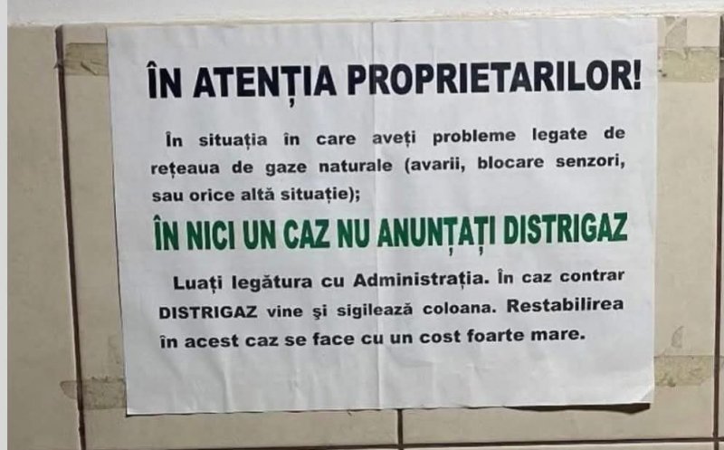 Distrigaz, BAU-BAU-ul de care fug asociațiile de locatari. Pentru că NU rezolvă probleme, ci doar cere bani