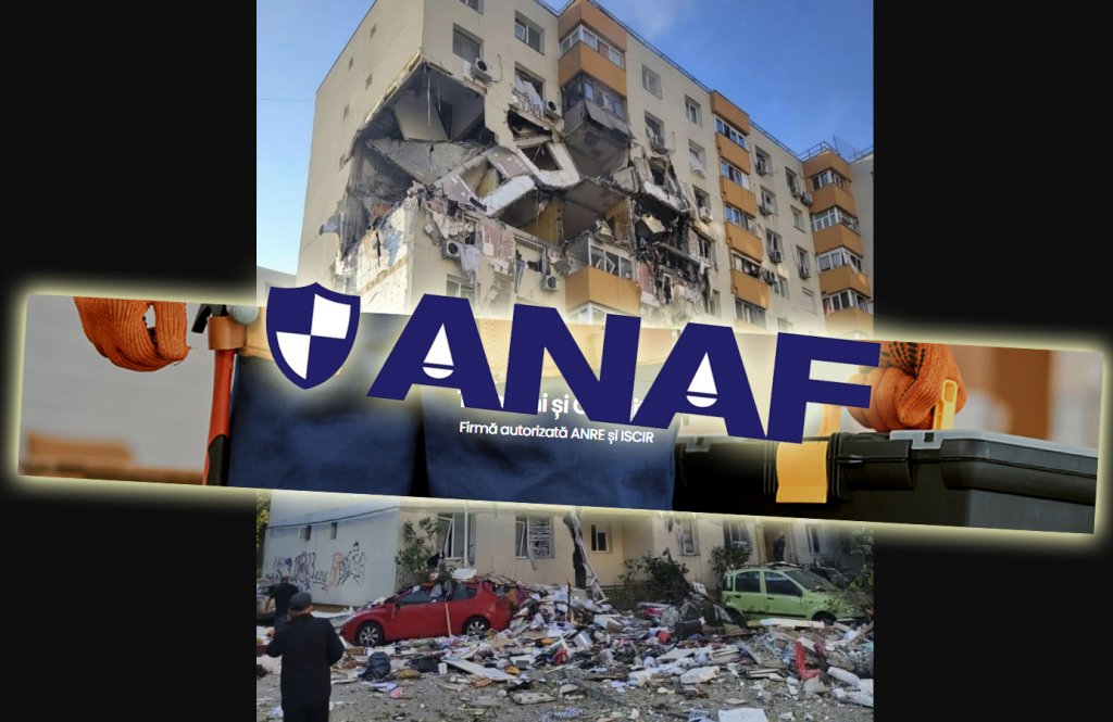 Firma care ar fi rupt sigiliul de gaz la blocul EXPLODAT: 3 angajați, fără profit, suspendată din august de ANAF, adresă comună cu alte 1.900 de firme, dar acreditată de ANRE