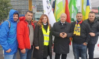 Daniel Buda, alături de fermierii români care au protestat la Strasbourg: „Astăzi nu mai vorbim doar despre bani”