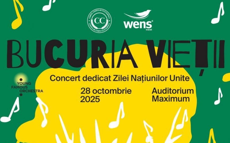 Corpul Consular Cluj-Napoca sărbătorește Ziua Națiunilor Unite prin concertul „Bucuria Vieții”